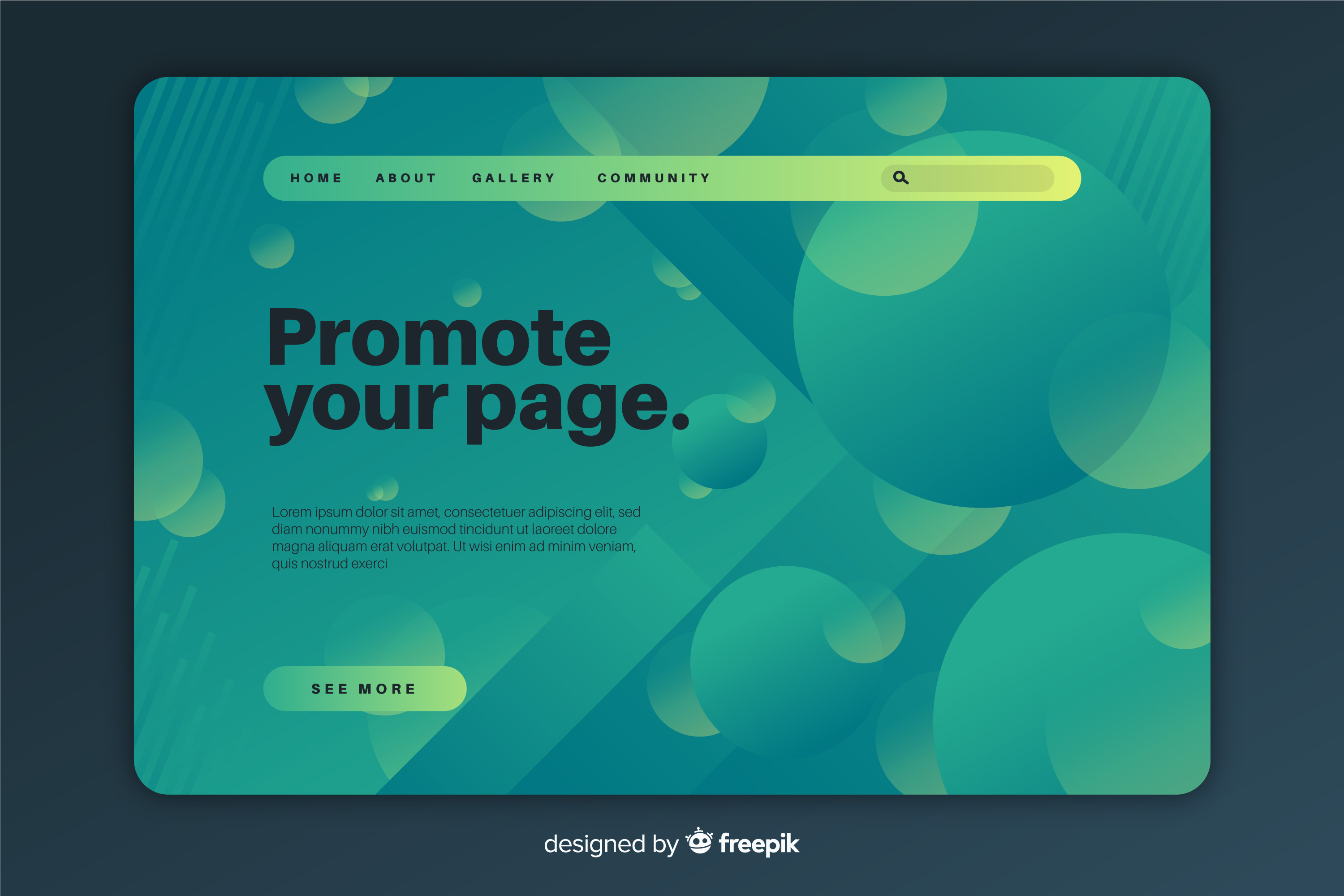 Landing Page Beispiel