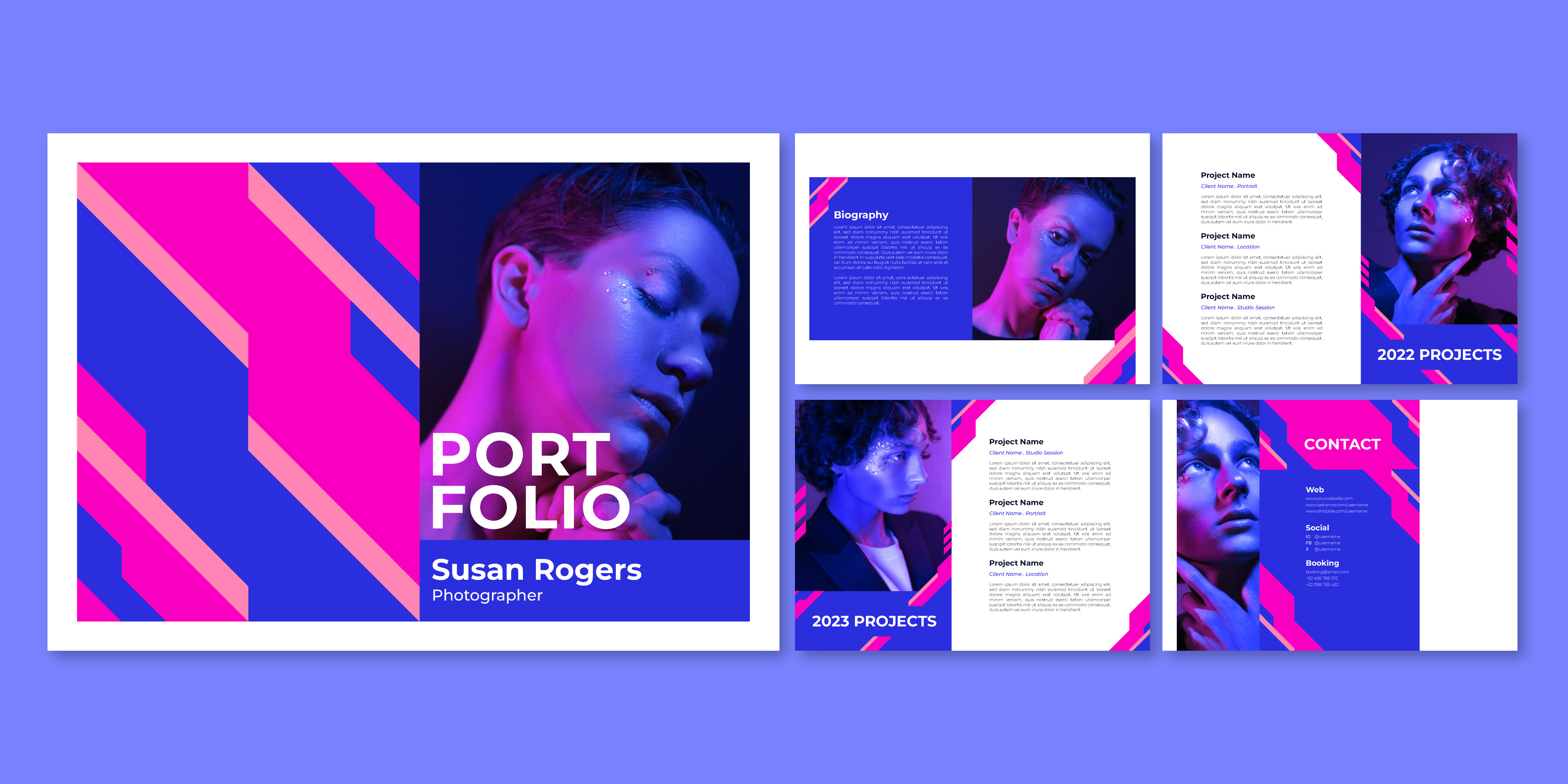 Portfolio Website Beispiel